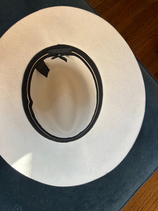 rag & bone Wool Felt Fedora Beige Small main image 4